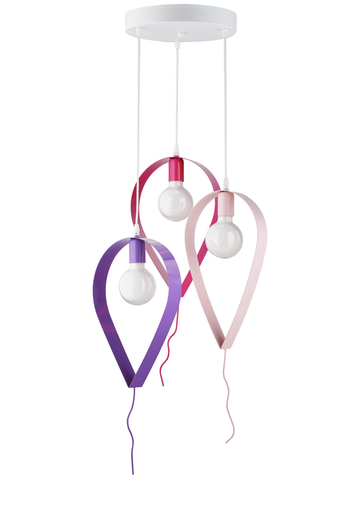 LAMPADARIO SOSPENSIONE 3 LUCI A FORMA DI PALLONCINO