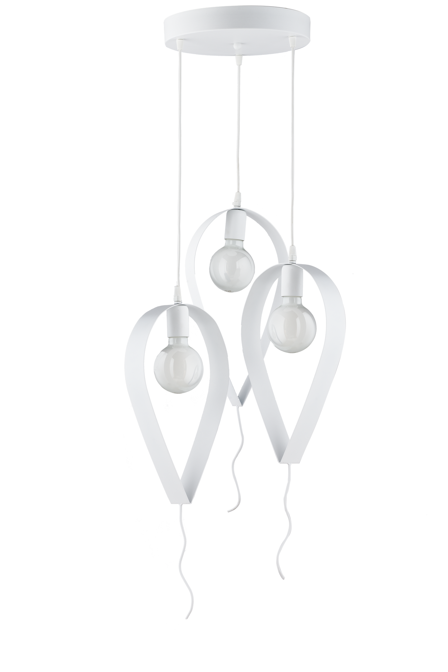 LAMPADARIO SOSPENSIONE 3 LUCI A FORMA DI PALLONCINO