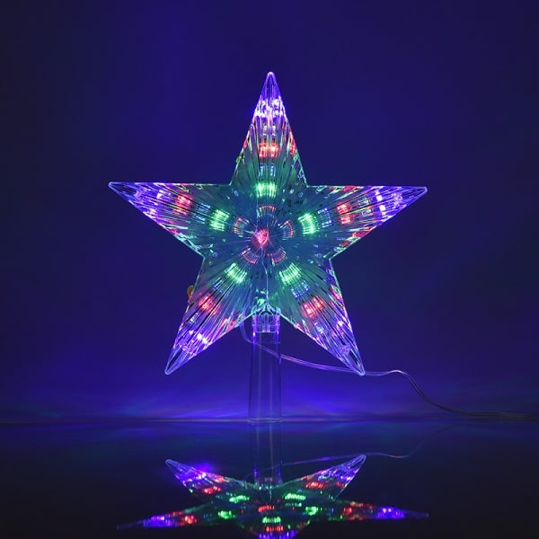 Christmas Tree Topper Star LED Colourful