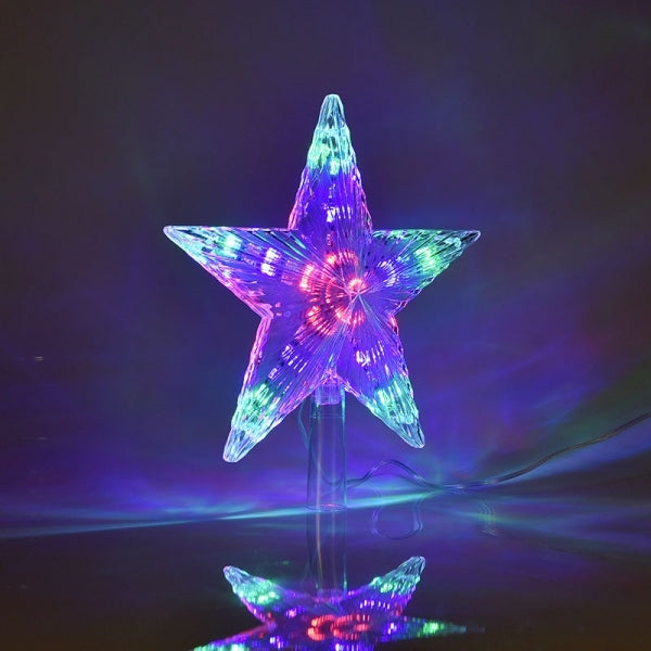 Christmas Tree Topper Star LED Colourful