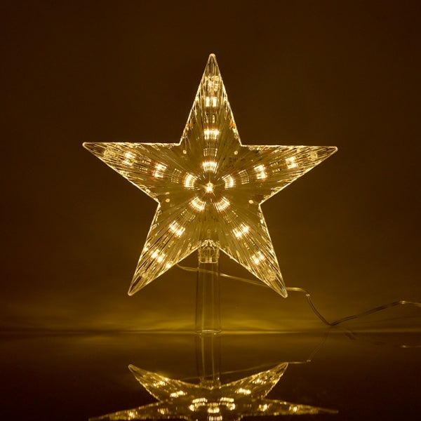 Christmas Tree Topper Star LED Warm Light