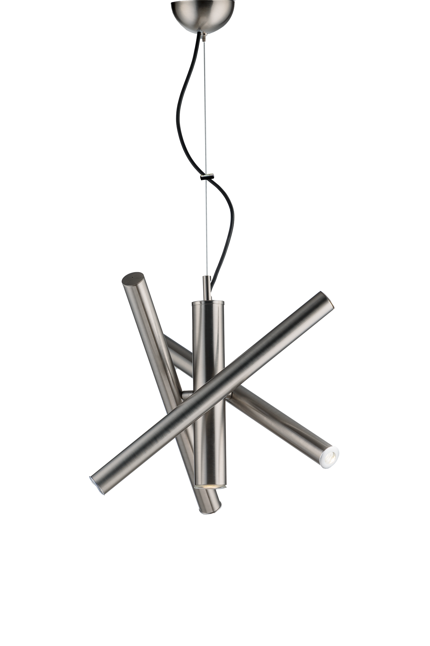 MODERN 3+1 CHANDELIER WITH LED TUBES