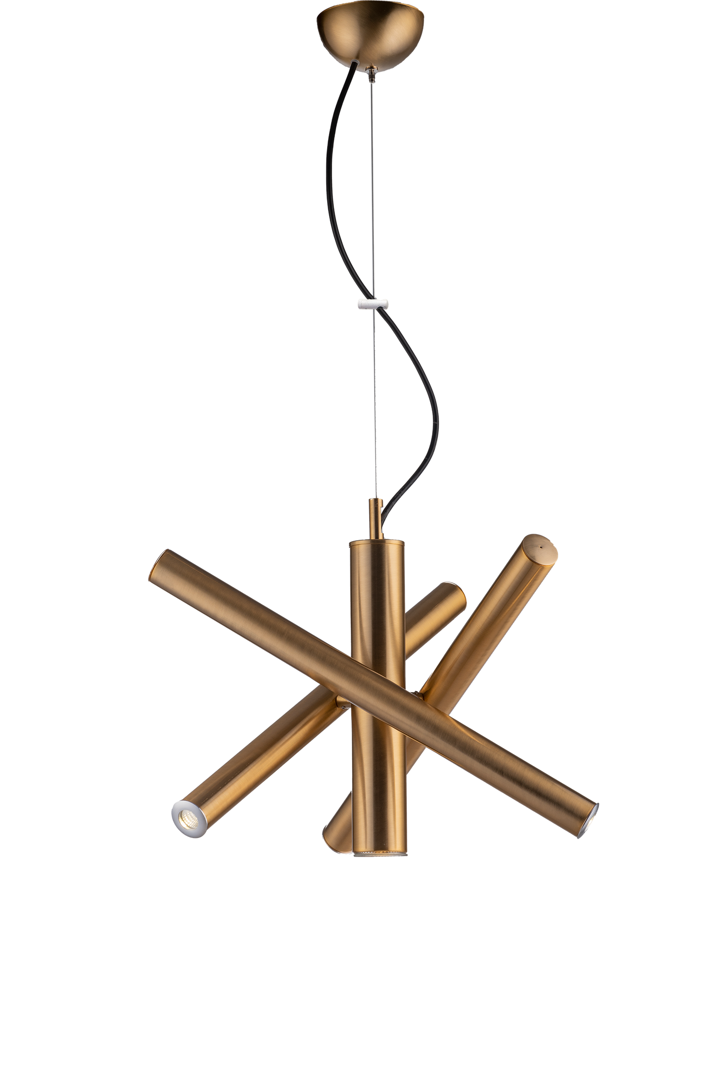 MODERN 3+1 CHANDELIER WITH LED TUBES