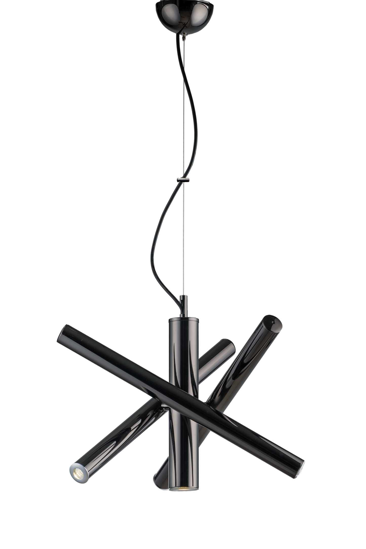 MODERN 3+1 CHANDELIER WITH LED TUBES