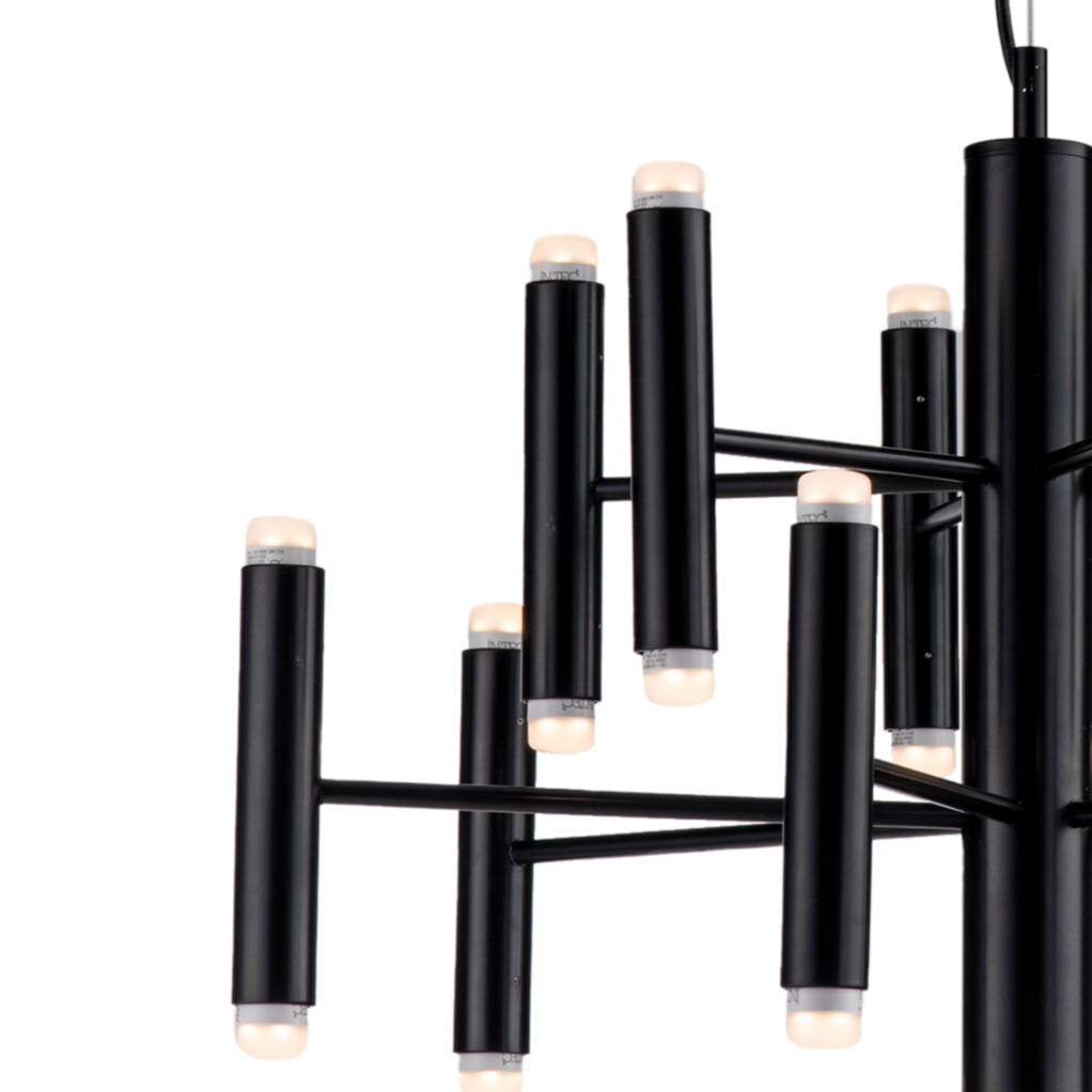 36 LED METAL CHANDELIER MODERN CONTEMPORARY