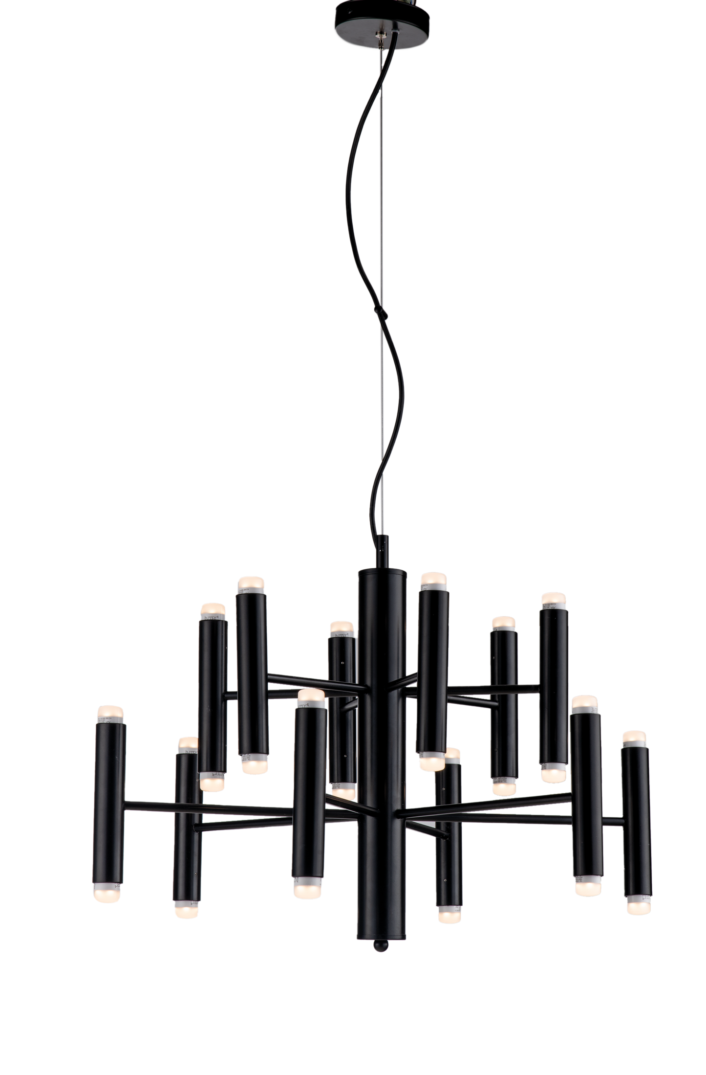 LAMPADARIO 24 LED IN METALLO MODERNO CONTEMPORANEO
