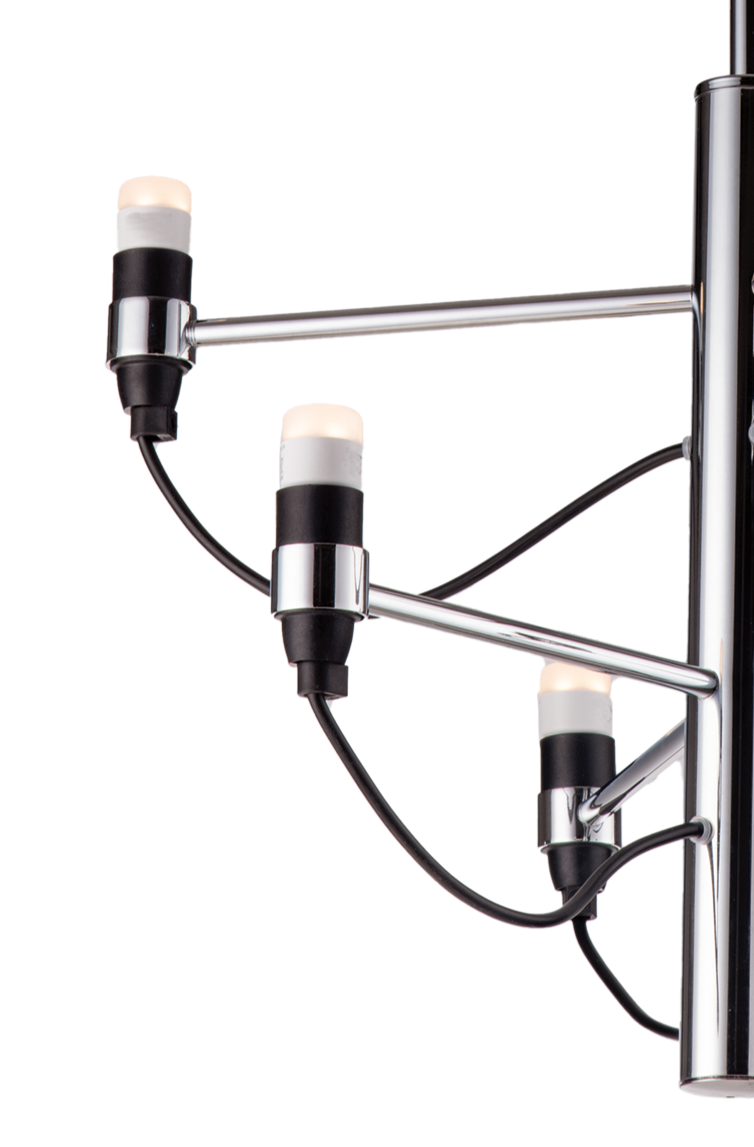LAMPADARIO 18 LED IN METALLO MODERNO CONTEMPORANEO
