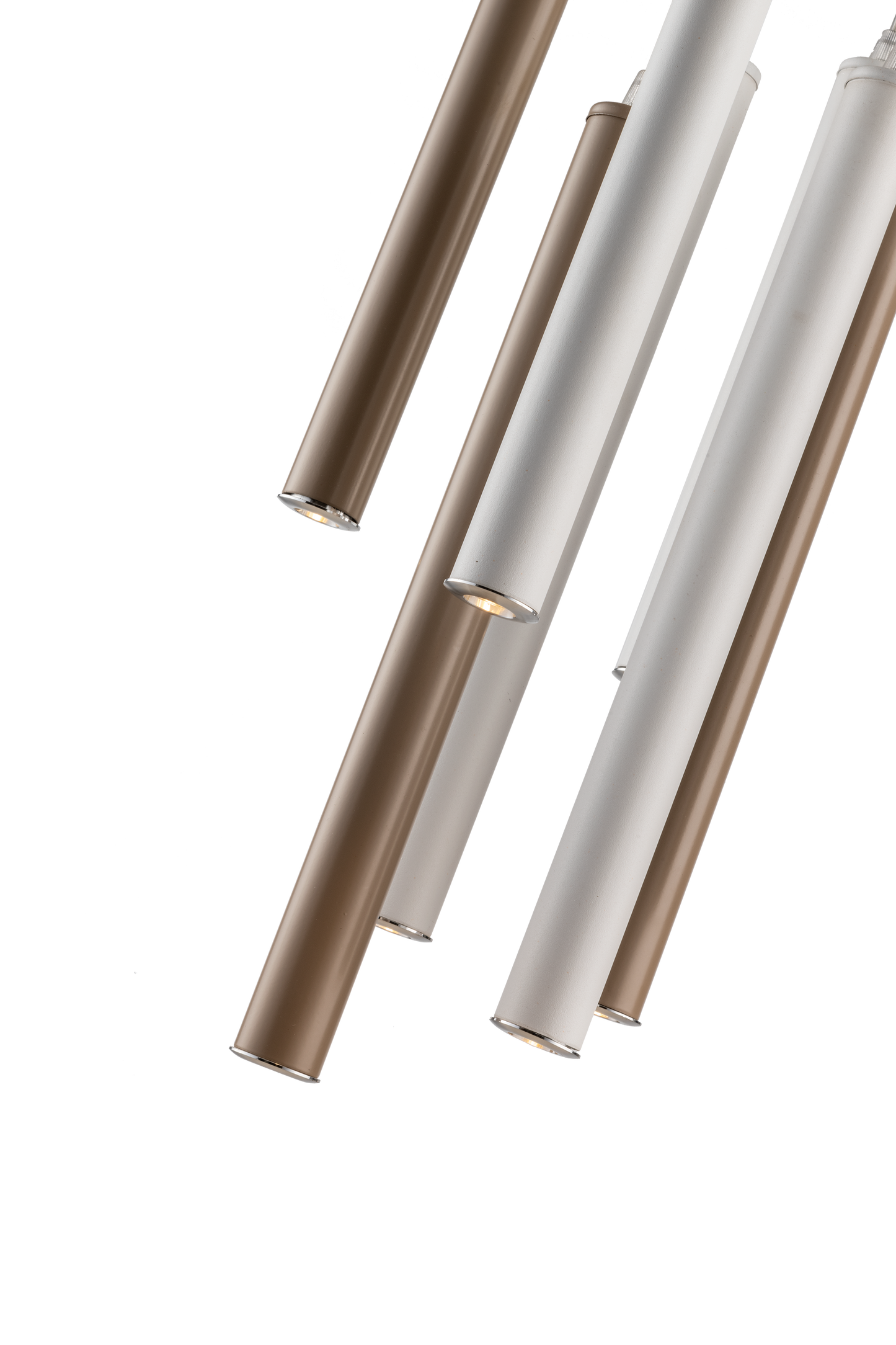 MODERN PENDANT LAMP WITH 8 LIGHT LED TUBES