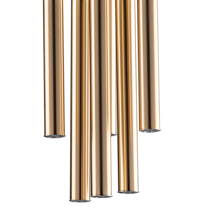 LAMPADARIO A SOSPENSIONE MODERNO INDUSTRIAL CHIC CON TUBI LED 15 LUCI