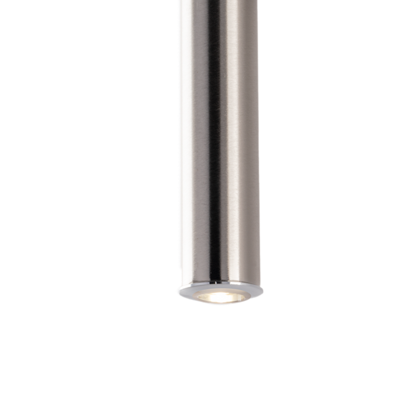 MODERN INDUSTRIAL CHIC PENDANT LAMP WITH 6 LIGHT LED TUBES