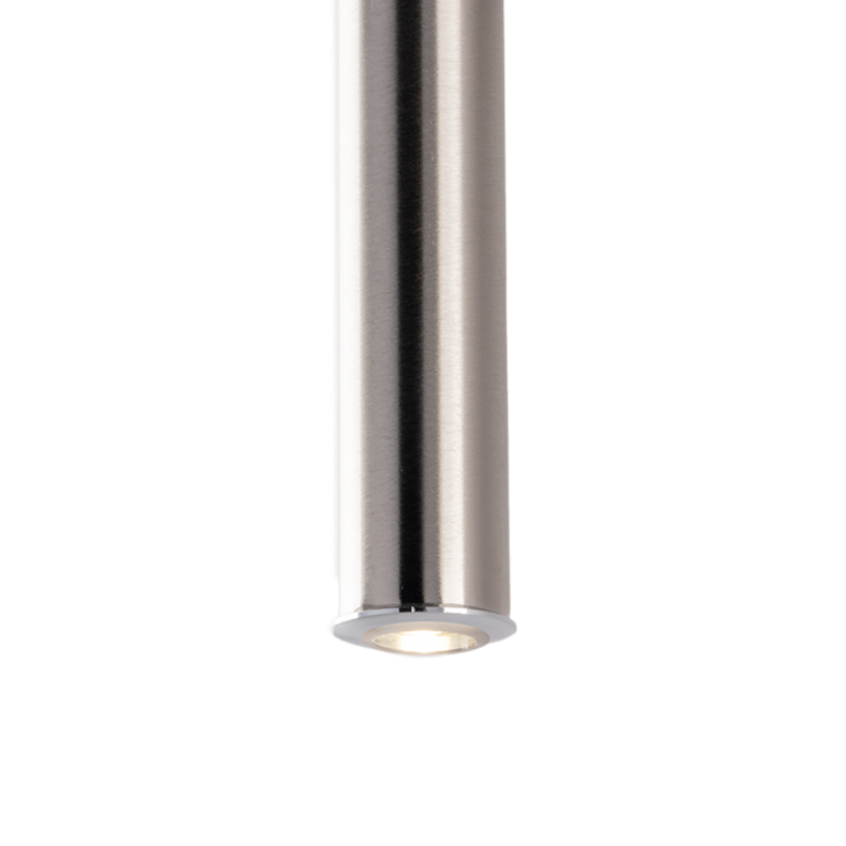 LAMPADARIO A SOSPENSIONE MODERNO INDUSTRIAL CHIC CON TUBI LED 15 LUCI