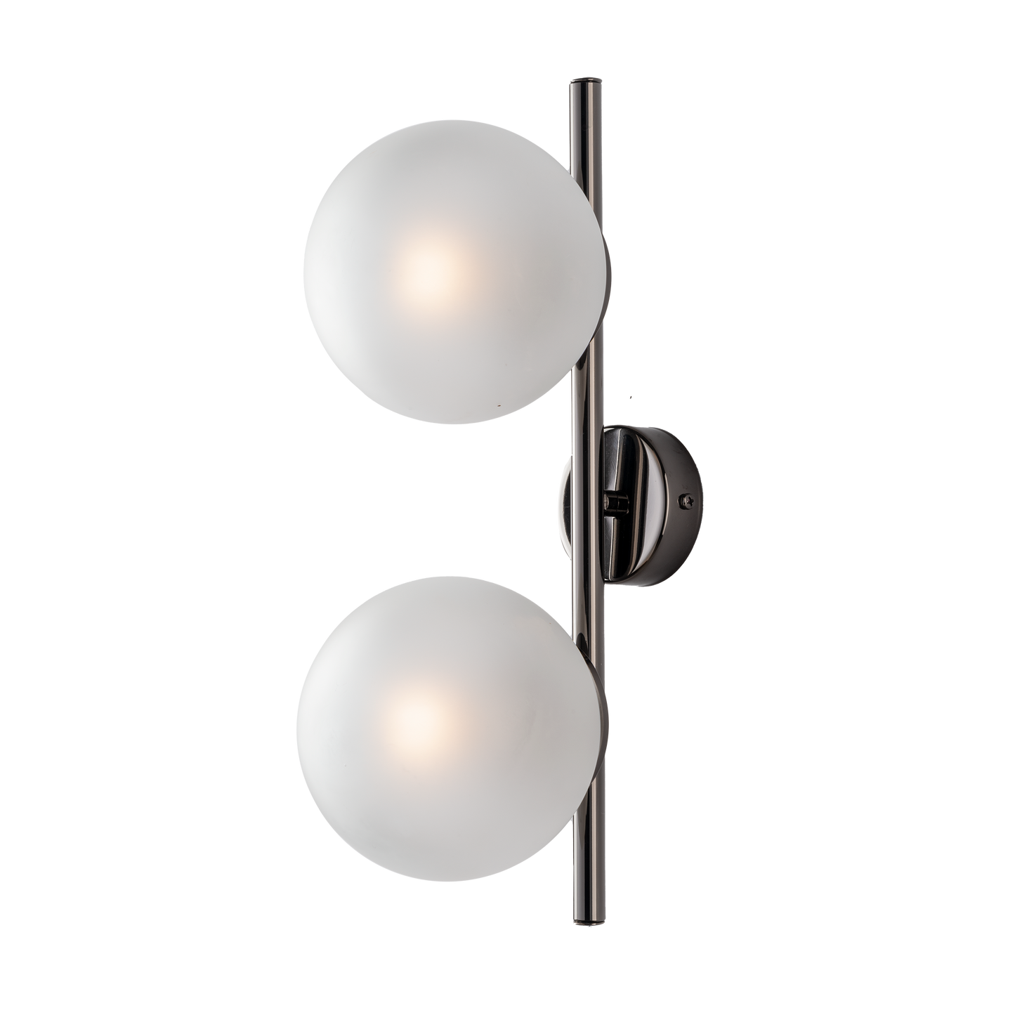1350/ap2 APPLIQUE E/O PLAFONIERA MODERNA IN METALLO E SFERE VETRO