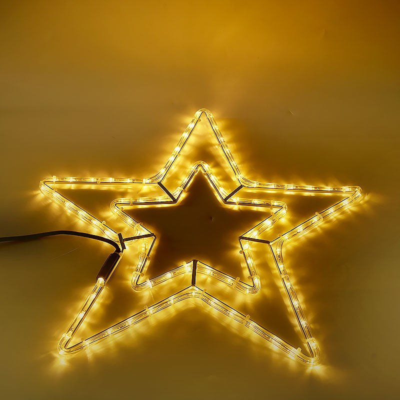 Stella Luminosa per esterni a Led Luce Calda