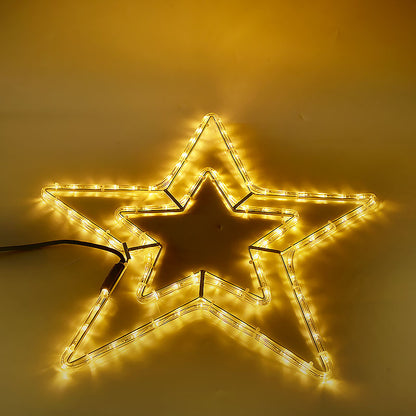 Stella Luminosa per esterni a Led Luce Calda