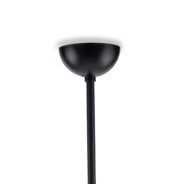 INDUSTRIAL CHIC MODERN 7 LIGHT SUSPENSION/CHANDELIER WITH GLASS SPHERES