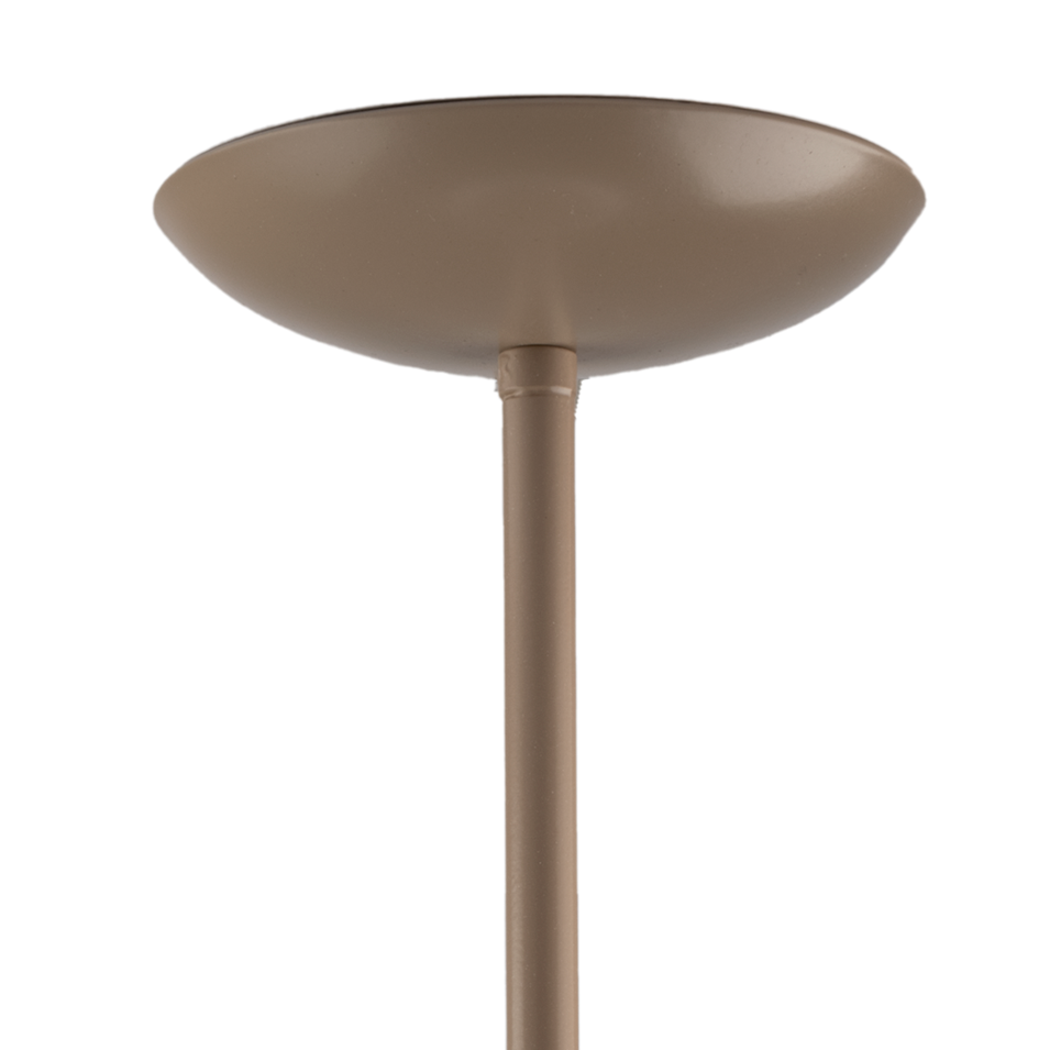 INDUSTRIAL CHIC MODERN 7 LIGHT SUSPENSION/CHANDELIER WITH GLASS SPHERES