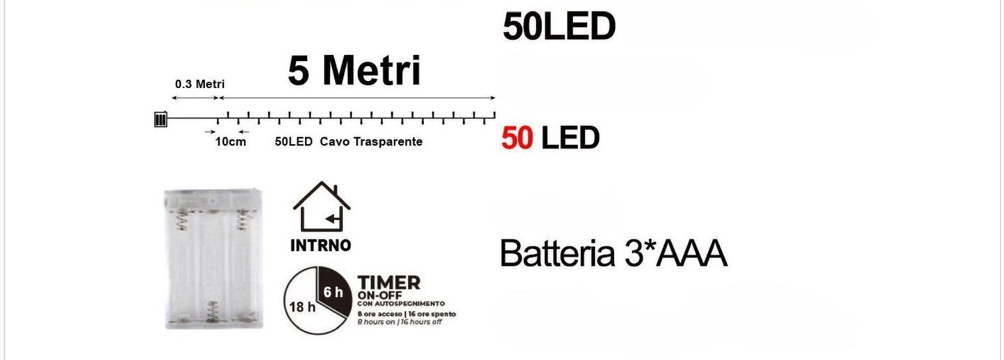 Battery operated chain with 10 microleds with wine cork 1 m white light
