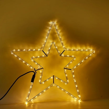 Stella Luminosa per esterni a Led Luce Calda