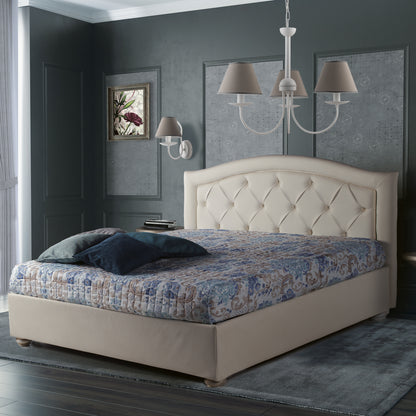 LAMPADARIO BIANCO 3 LUCI SHABBY CHIC METALLO E PARALUMI TESSUTO