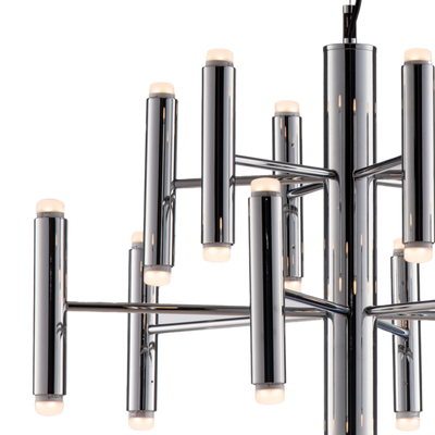 LAMPADARIO 36 LED IN METALLO MODERNO CONTEMPORANEO