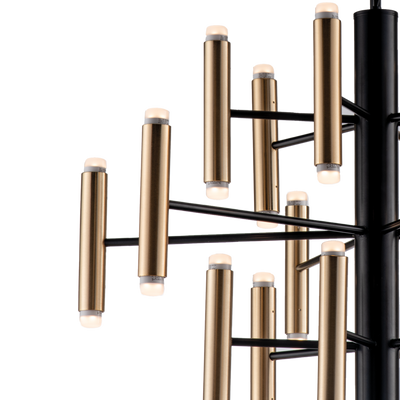 LAMPADARIO 24 LED IN METALLO MODERNO CONTEMPORANEO