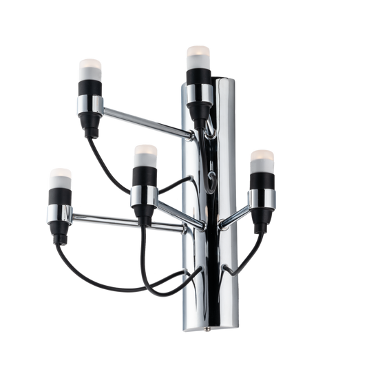 1380/ap5 APPLIQUE 5 LUCI LED ,ODERNO CONTEMPORANEO