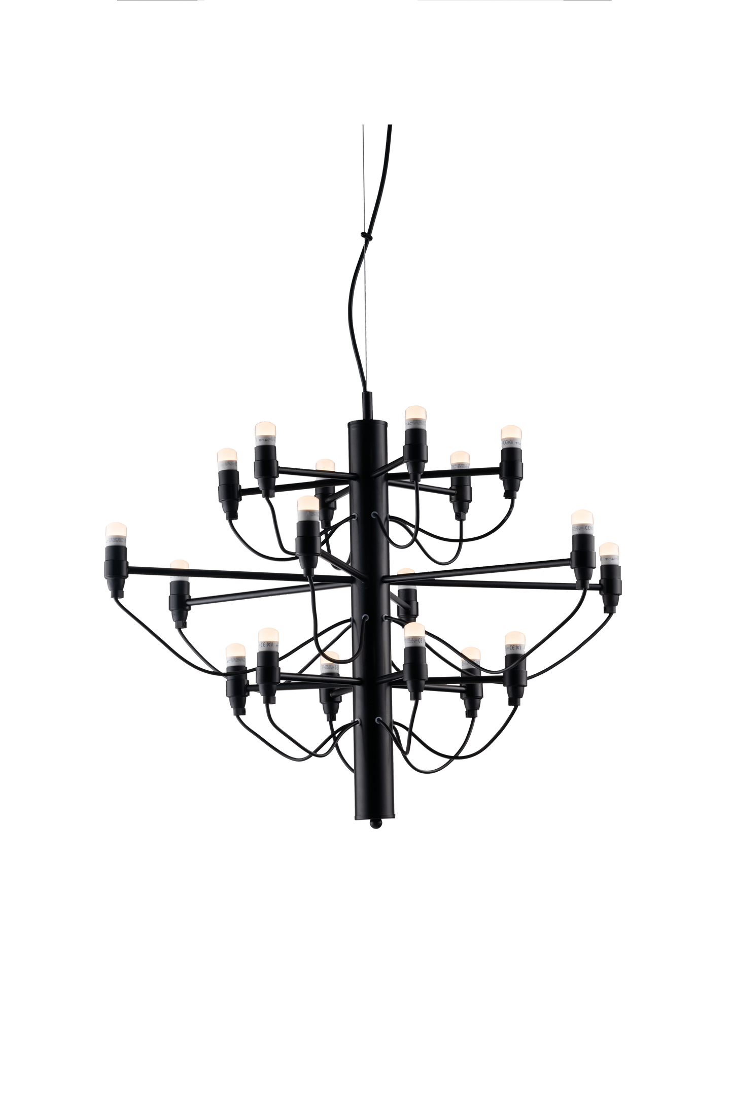 LAMPADARIO 18 LED IN METALLO MODERNO CONTEMPORANEO