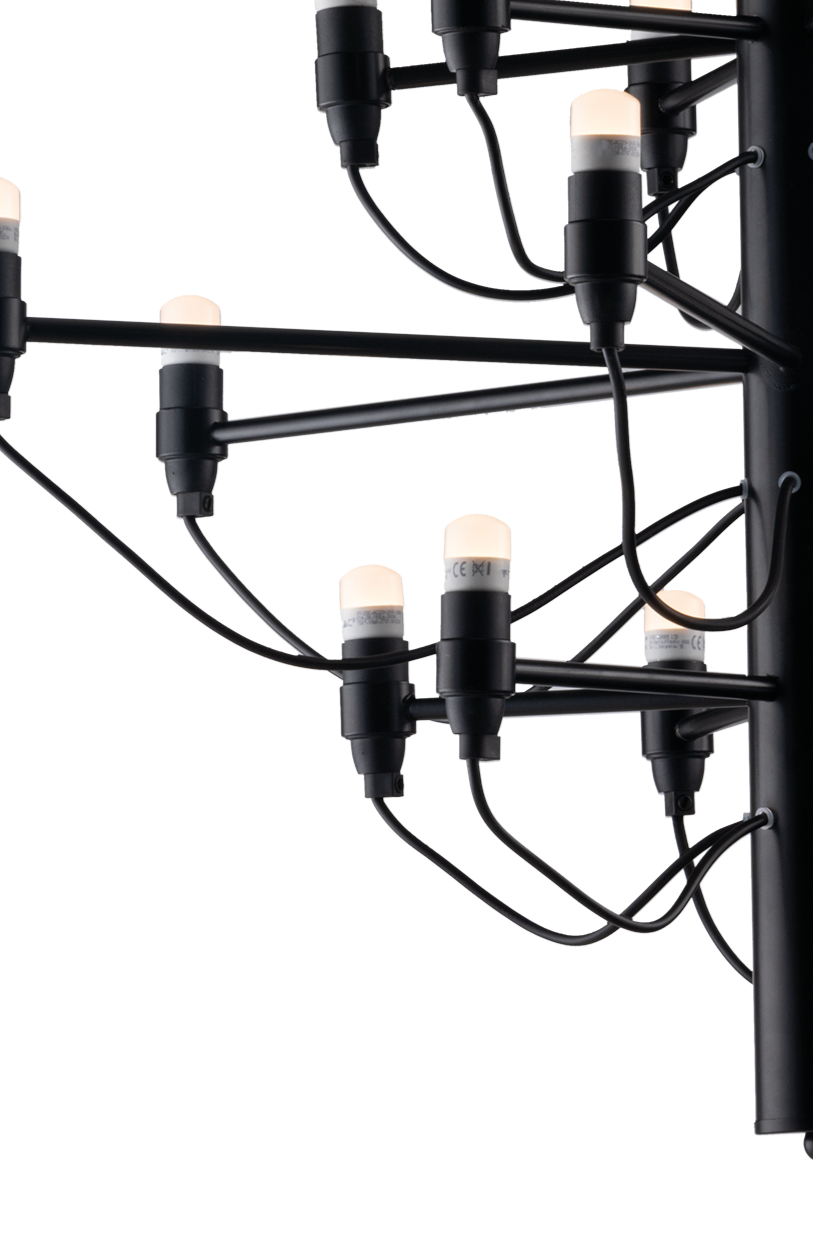LAMPADARIO 12 LED IN METALLO MODERNO CONTEMPORANEO