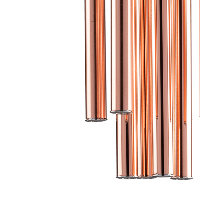 LAMPADARIO A SOSPENSIONE MODERNO INDUSTRIAL CHIC CON TUBI LED 12 LUCI