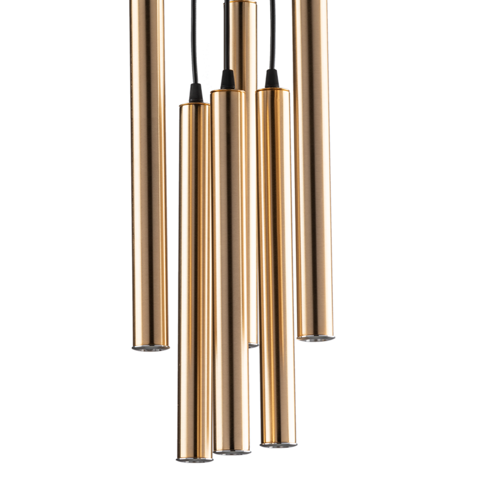 LAMPADARIO A SOSPENSIONE MODERNO INDUSTRIAL CHIC CON TUBI LED 8 LUCI