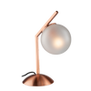 LUMETTO METALLO E SFERA VETRO SOFFIATA